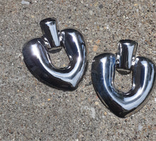 Load image into Gallery viewer, Chunky Metal Door Knocker Earrings Kargo Fresh
