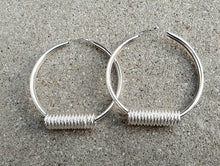 Load image into Gallery viewer, Chunky Silver Metal Hoop Earrings Kargo Fresh
