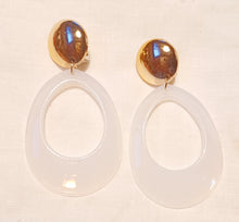 Load image into Gallery viewer, Chunky acrylic clip on hoop earrings Kargo Fresh
