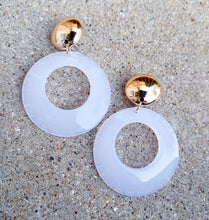 Load image into Gallery viewer, Chunky acrylic clip on hoop earrings Kargo Fresh
