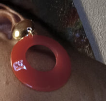 Load image into Gallery viewer, Chunky acrylic clip on hoop earrings Kargo Fresh
