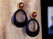 Load image into Gallery viewer, Chunky acrylic clip on hoop earrings Kargo Fresh
