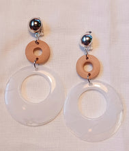Load image into Gallery viewer, Chunky acrylic clip on hoop earrings Kargo Fresh
