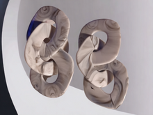 Load image into Gallery viewer, Chunky acrylic knot earrings Kargo Fresh
