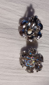 Chunky crystal stud clip on earrings Kargo Fresh