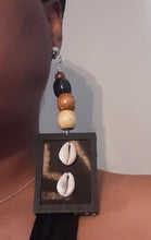 Load image into Gallery viewer, Chunky handmade Afrocentric Clip On Earrings Kargo Fresh
