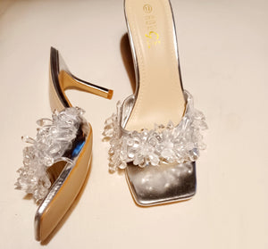 Chunky rhinestone Kitten Heels 12 Kargo Fresh