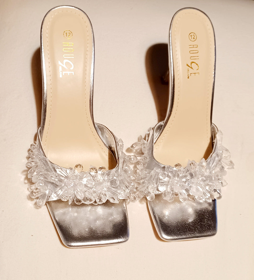 Chunky rhinestone Kitten Heels 12 Kargo Fresh