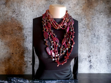 Load image into Gallery viewer, Chunky vintage mixed materials necklace set of 3 Kargo Fresh
