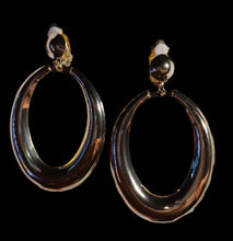 Load image into Gallery viewer, Chunky vintage style clip on hoops Kargo Fresh
