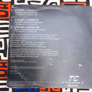 Ciaoo  Ciaoo 1 2 3 - Stan Ivory - 33 RPM Lp 1987 Kargo Fresh