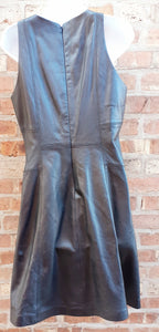 Classic A-line Butter Leather Dress Size 8 (Vintage) Kargo Fresh