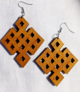 Classic Adinkra symbol Earrings Kargo Fresh