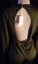 Load image into Gallery viewer, Classic Army Green Knit Jumpsuit Size L/XL Kargo Fresh
