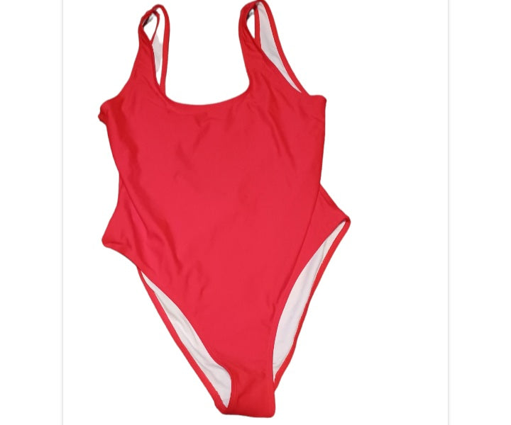 Classic Red Sexy 1 piece swimsuit L Kargo Fresh