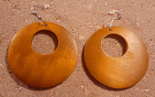 Classic Wooden Hoop Earrings Kargo Fresh