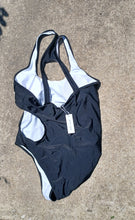 Load image into Gallery viewer, Classic solid black 1 piece swimsuit XL Kargo Fresh
