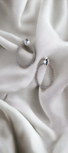 Load image into Gallery viewer, Classy clip on rhinestone hoops Kargo Fresh
