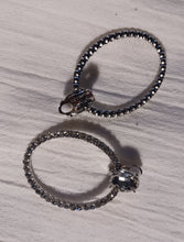 Load image into Gallery viewer, Classy clip on rhinestone hoops Kargo Fresh
