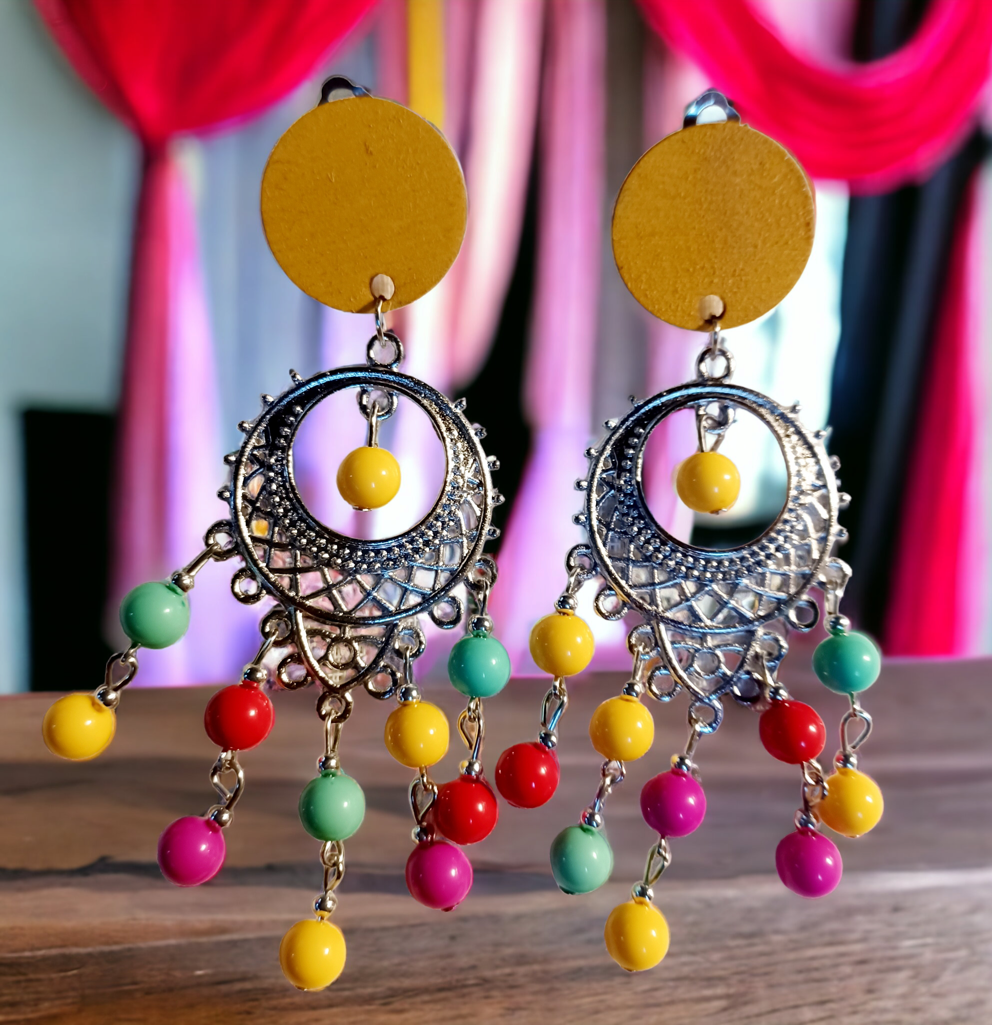 Boho clip hot sale on earrings