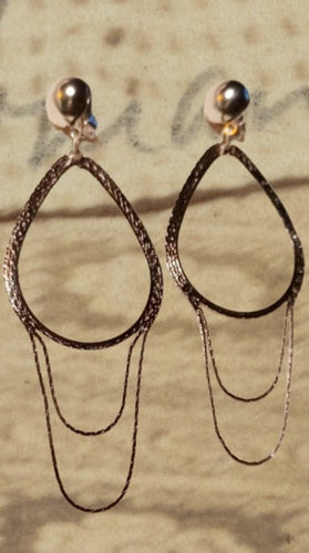 Clip On Chain Dangle Earrings Kargo Fresh