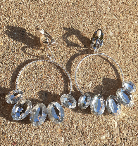 Clip On Chunky Hoop Earrings Kargo Fresh