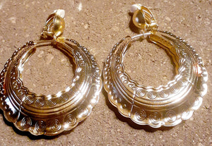 Clip On Fulani Tribal Inspired Hoop Earrings Kargo Fresh