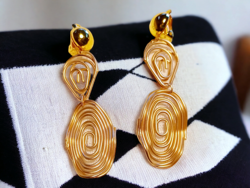 Clip On Metal Wire Earrings Kargo Fresh