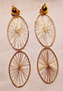 Clip On  Multi Hoop Metal Earrings gold Kargo Fresh