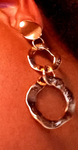 Clip On  Multi Hoop Metal Earrings gold Kargo Fresh