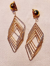 Load image into Gallery viewer, Clip On  Multi Hoop Metal Earrings gold Kargo Fresh
