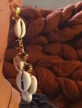 Load image into Gallery viewer, Clip on  Handmade Cowrie Shell Cluster Earrings Kargo Fresh
