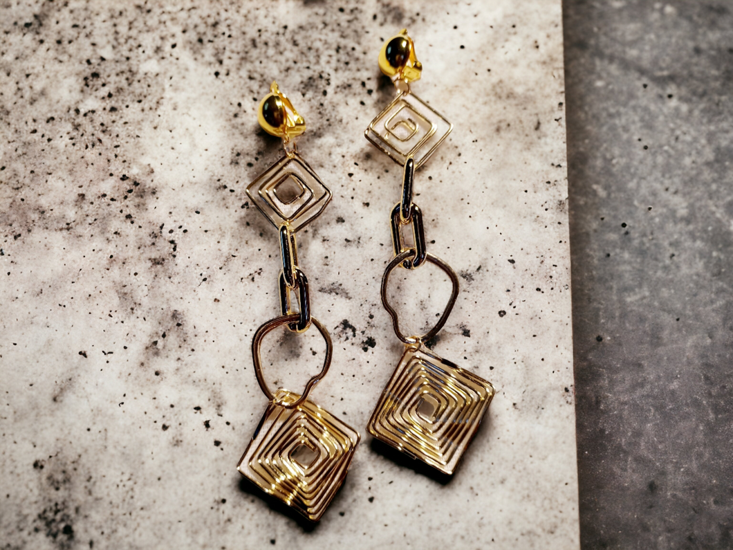 Clip on Handmade wire multi hoop earrings Kargo Fresh