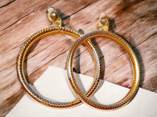 Load image into Gallery viewer, Clip on Large gold Hoop Earrings Kargo Fresh
