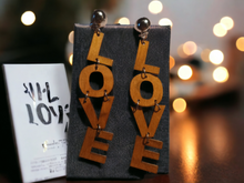 Load image into Gallery viewer, Clip on Love Design earrings Kargo Fresh
