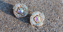 Load image into Gallery viewer, Clip on Rhinestone Cluster  Stud Earrings Kargo Fresh

