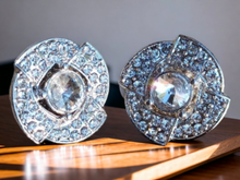 Load image into Gallery viewer, Clip on Rhinestone Cluster  Stud Earrings Kargo Fresh
