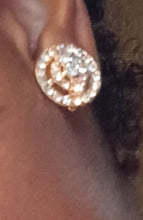 Load image into Gallery viewer, Clip on Rhinestone Cluster  Stud Earrings Kargo Fresh
