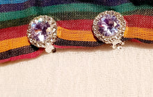 Load image into Gallery viewer, Clip on Rhinestone Cluster  Stud Earrings silver Kargo Fresh
