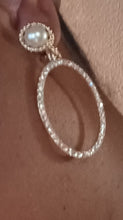 Load image into Gallery viewer, Clip on Rhinestone Hoop Earrings Kargo Fresh
