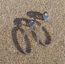 Load image into Gallery viewer, Clip on  Rhinestone Hoop Earrings Kargo Fresh
