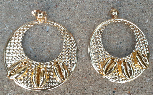 Clip on Xl AFROCENTRIC Hoop Earrings Kargo Fresh