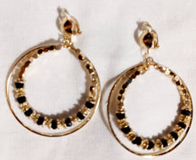 Load image into Gallery viewer, Clip on bead hoop earrings Kargo Fresh
