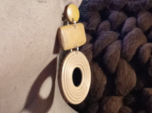 Load image into Gallery viewer, Clip on minimalist wood hoop earrings Kargo Fresh
