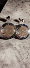 Load image into Gallery viewer, Clip on rhinestone disc earrings Kargo Fresh
