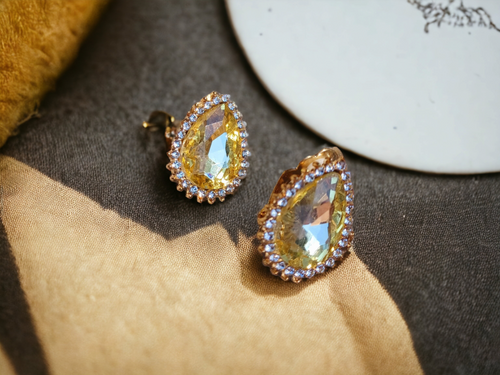 Clip on rhinestone stud earrings Kargo Fresh