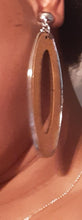 Load image into Gallery viewer, Clip on wooden Handmade Earrings Kargo Fresh
