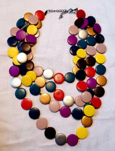 Load image into Gallery viewer, Colorful Wooden necklace and earrings set Kargo Fresh
