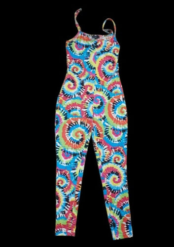 Colorful tye dye catsuit new M Kargo Fresh