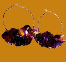 Confetti mardi gras hoops Kargo Fresh